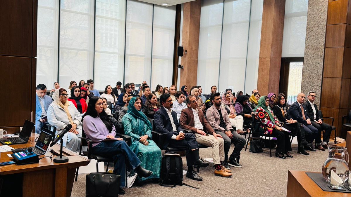 whatthewomensay's tweet photo. 🇨🇦 Toronto, #Canada: @WCRAN_ORG launched new research on women’s access to justice in #Afghanistan—bringing together high-level voices including Amb. @HassanSoroosh, @SR_Afghanistan, @ZiauddinY, & #WASL partner @WazhmaFrogh. ⚖️ https://t.co/TON33PExhn