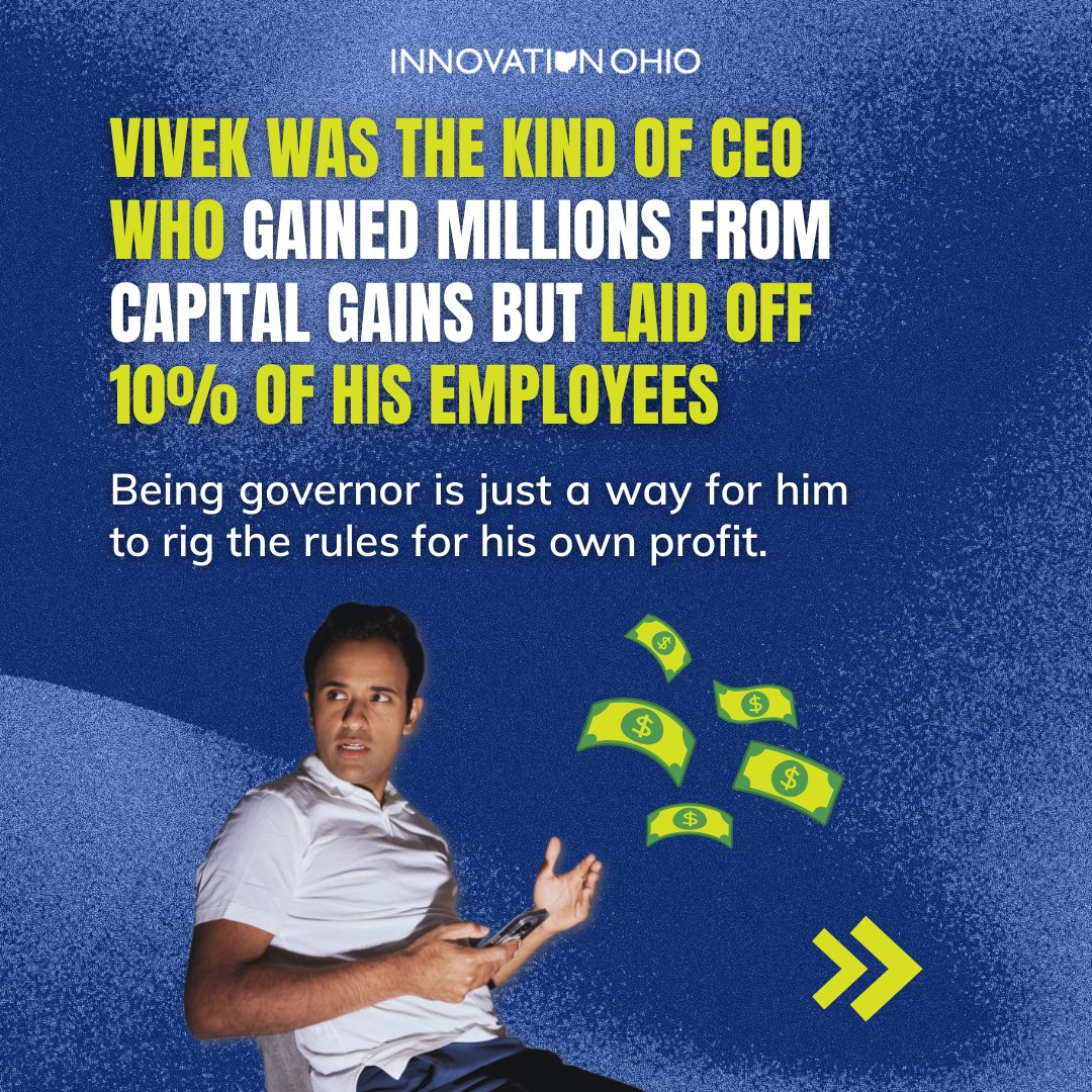 innovationohio's tweet image. This #MayDay we support workers over billionaires. Unlike #VivekRamaswamy who only stands for himself and his rich friends. 

#ohio #workers
