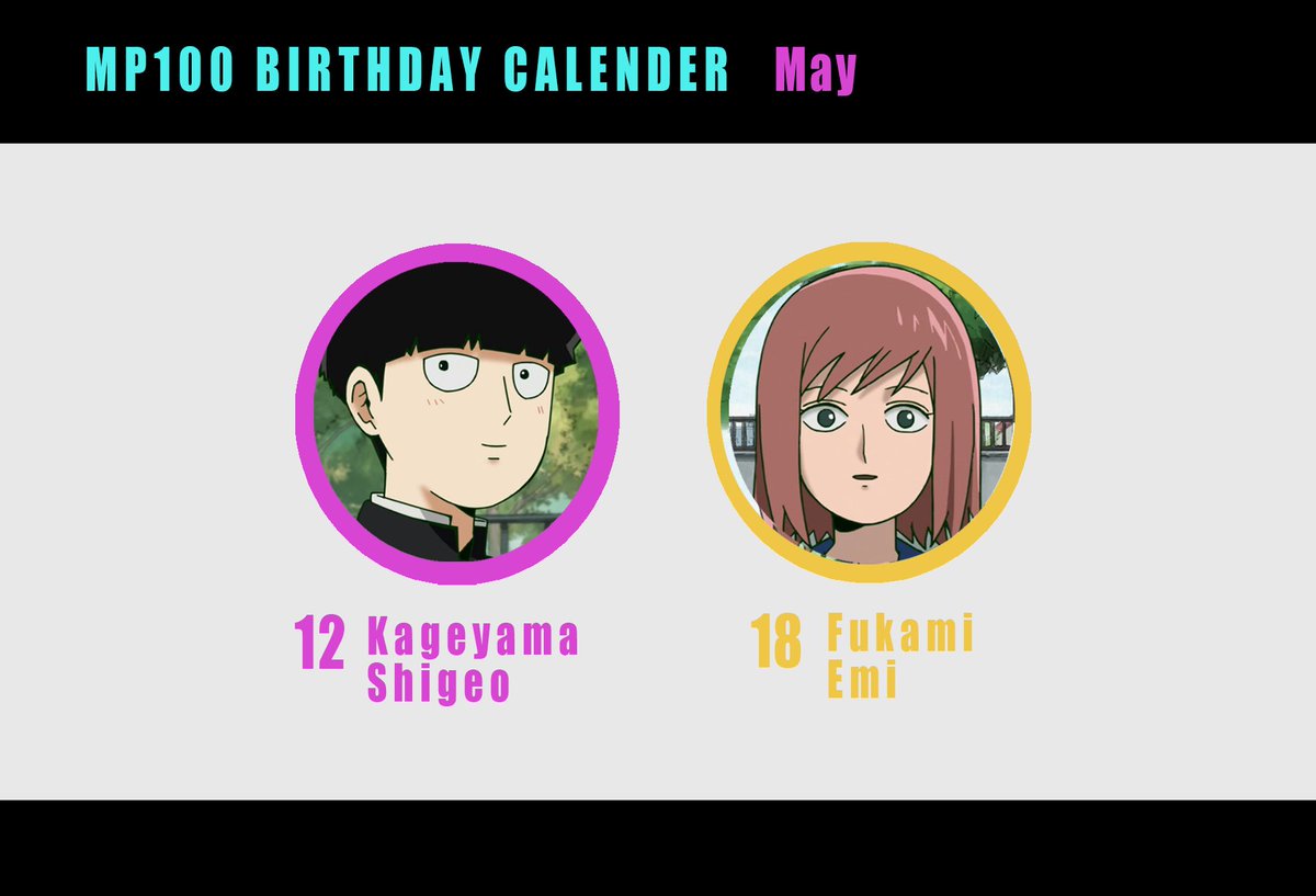 Mp100 Birthday 🍰 l Mob's Month! tweet media