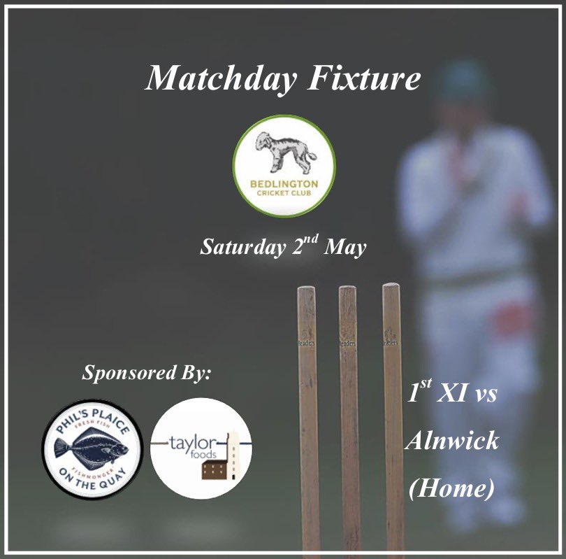 Bedlingtoncc's tweet photo. Match week 3 🏏

This week sees both teams look to continue on from last weeks wins 

1st XI at home again this time to Alnwick CC
2nd XI travel away to Lions CC 

1pm starts 
Bar open 🍺 https://t.co/QqYBmNFNru