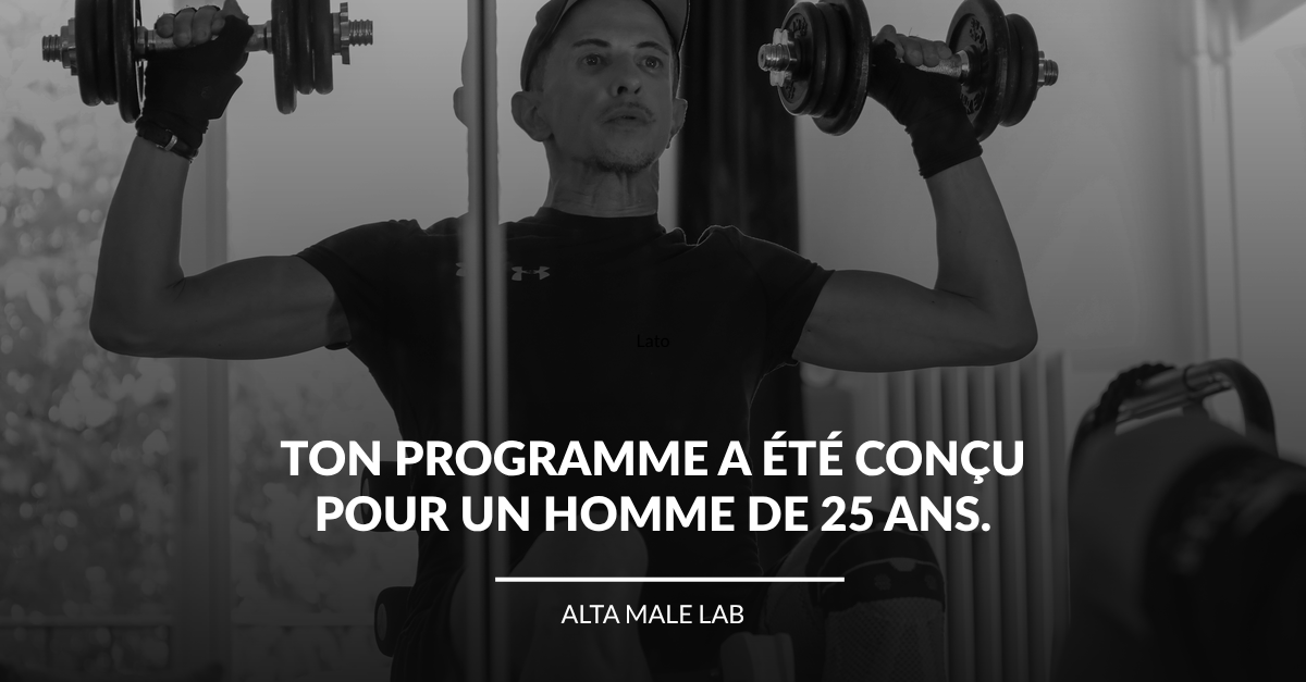 Alta_Male_Lab's tweet photo. Ton programme de fitness a été conçu pour un  homme de 25 ans.

https://t.co/5nqC2H95P4

#AltaMaleLab #MenOver40 #StrengthAndMuscle #PlayTheLongGame

📷 TheFresh / Kilian Diserens https://t.co/s8Cieyva1R