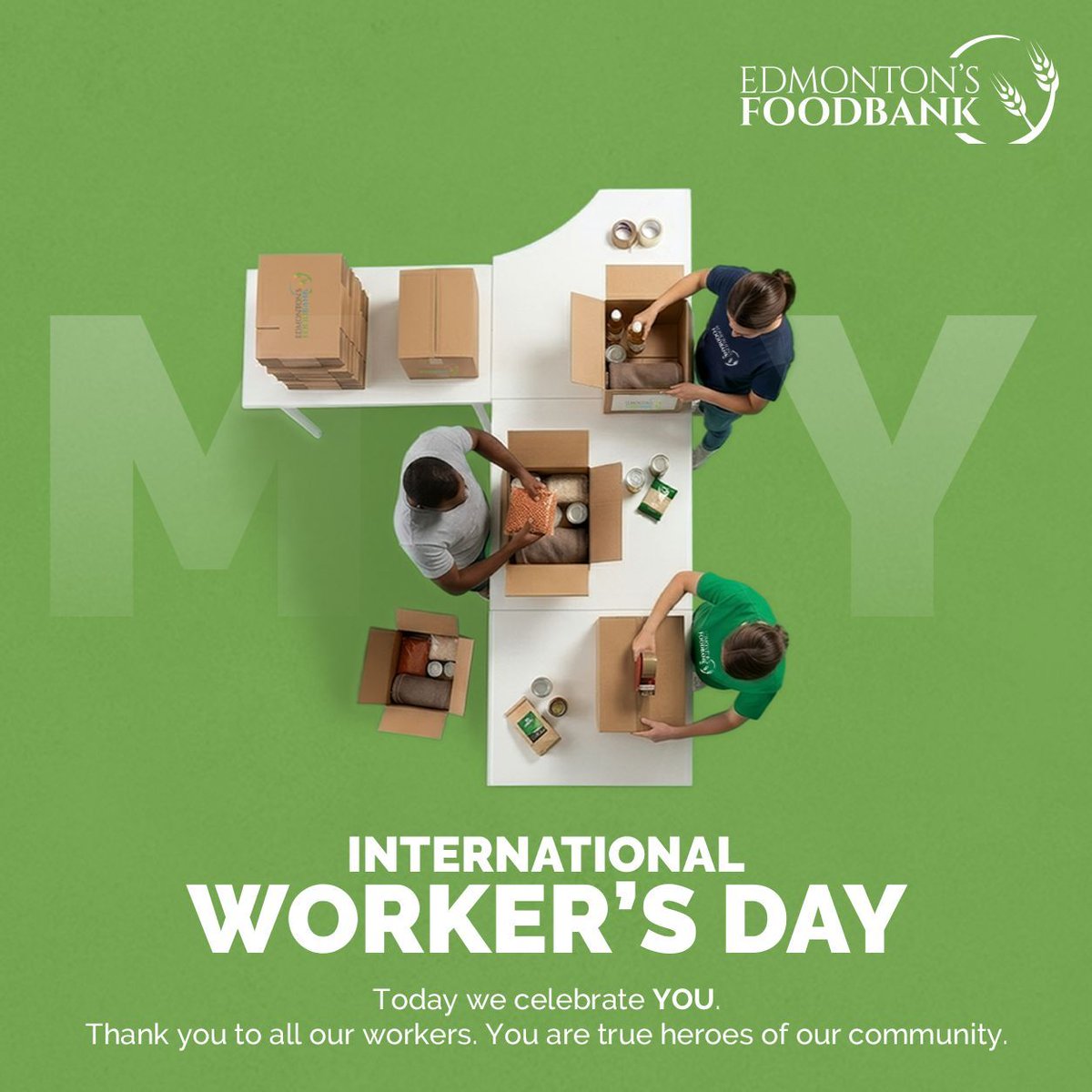 yegfoodbank's tweet image. Today, we celebrate the strength, dedication, and hard work of all workers!

From builders to teachers, volunteers to drivers, every role matters.

We appreciate and honour all the hands that keep us moving forward every day. Thank YOU! #edmonton #feedyeg #yegfoodbank #MayDay