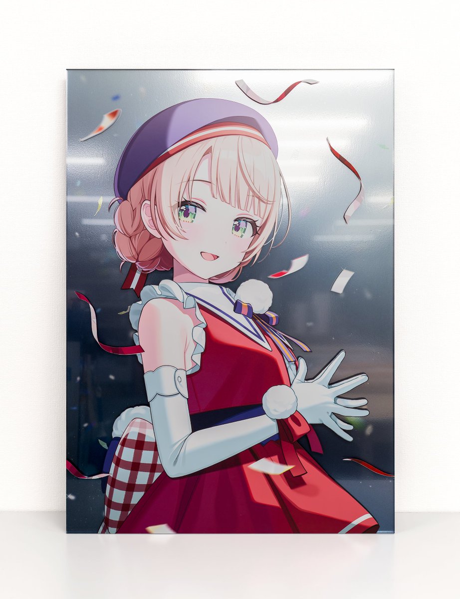 企画展「/05_LIVE_AREA」キービジュアルのアートは、極厚アクリル