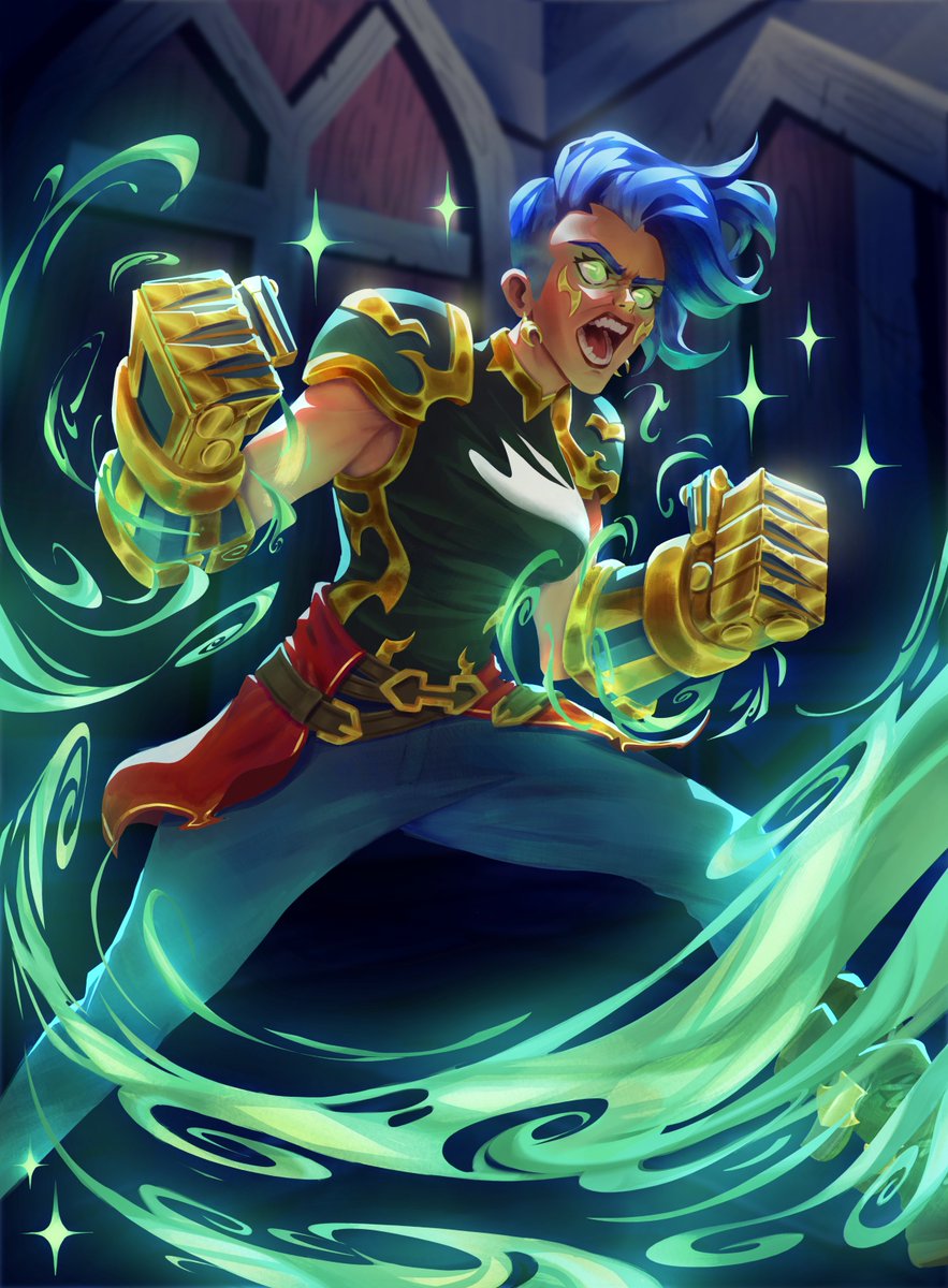 FatimasPages's tweet image. A collaboration commission done with the Rayven studios  (card game)✨ #illustration #cardgame #gameart