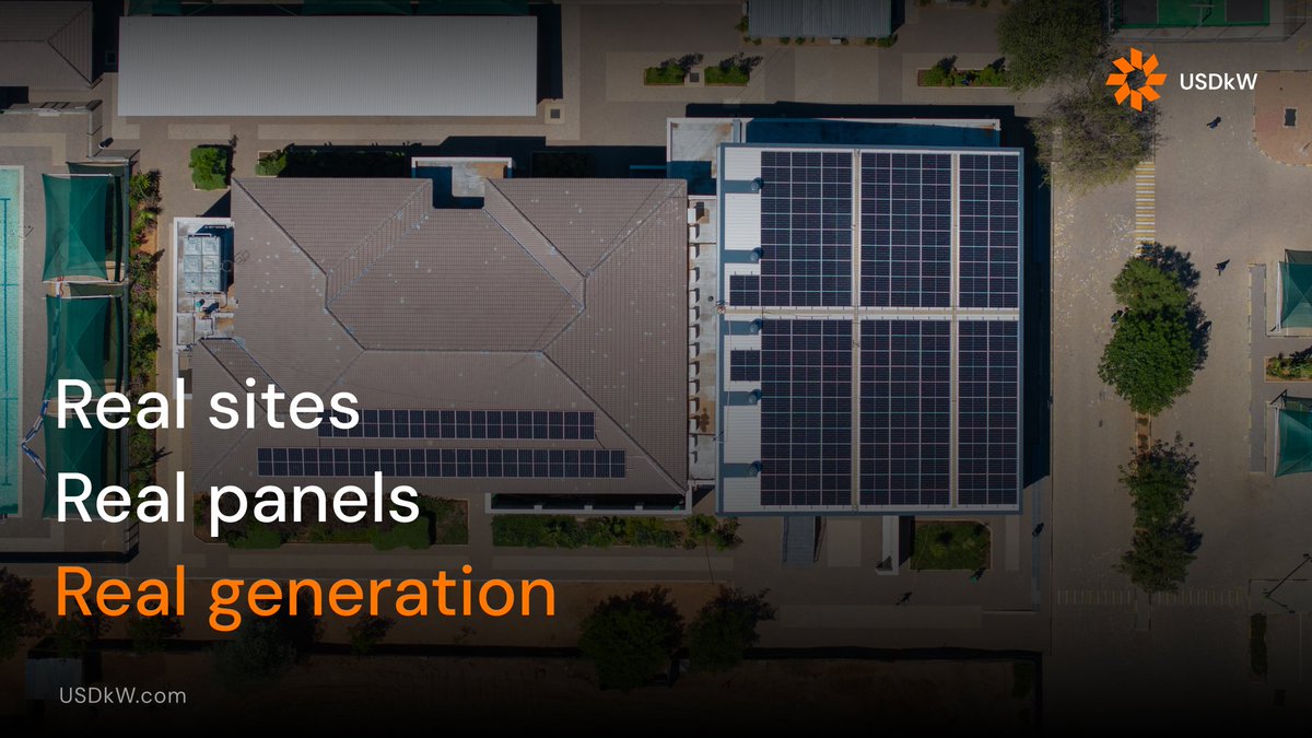 USDkW_'s tweet image. Not a Rendering
Not a Concept deck
Not JUST a Promise

100+ sites like this one
Across 10+ countries

Contracted
Generating
Verified

This is what backs the Yield
This is what the Protocol is built on

The Genesis Mint opens Soon⚡
usdkw.com

#Solar #yield #defi
