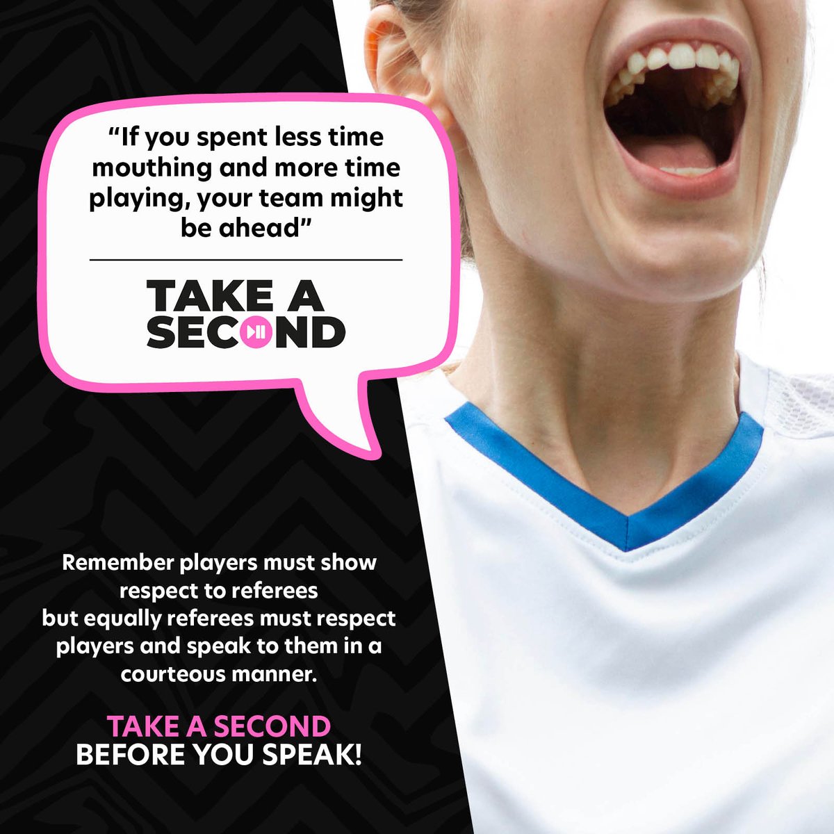 LadiesFootball's tweet photo. One of our key aims is to celebrate our volunteers, officials and players, and to create role models on and off the pitch
Central to this is providing supportive and respectful playing and non-playing environments for everyone
More➡️ https://t.co/GV4jcTN1Jt
#TakeASecond https://t.co/JyDNA6bcTB
