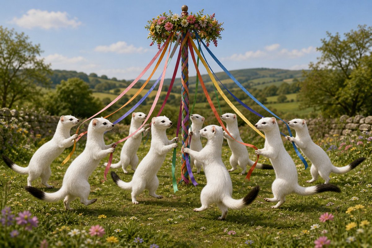 sweasel's tweet photo. Happy Mayday, everyone. ChatGPT made this for me. https://t.co/uPypTOsHuy