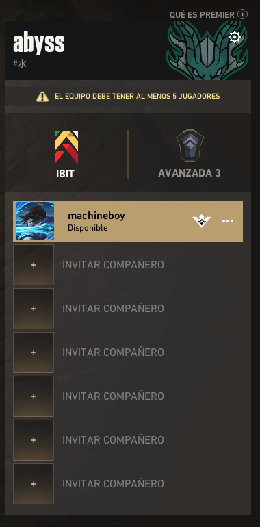 kien kiere unirse a mi ekipo de premier 😿