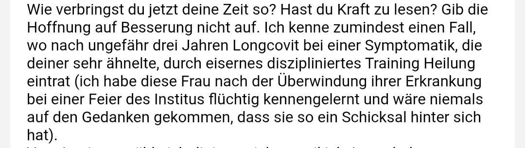 anna_reise87030's tweet image. Diese Zeilen stammen von einem extrem lieben alten Kollegen von meinem letzten Philosophie-Institut. Ich könnte nur heulen. Eisernes Training 😭 Was ist das für ein Wahnsinn #ME