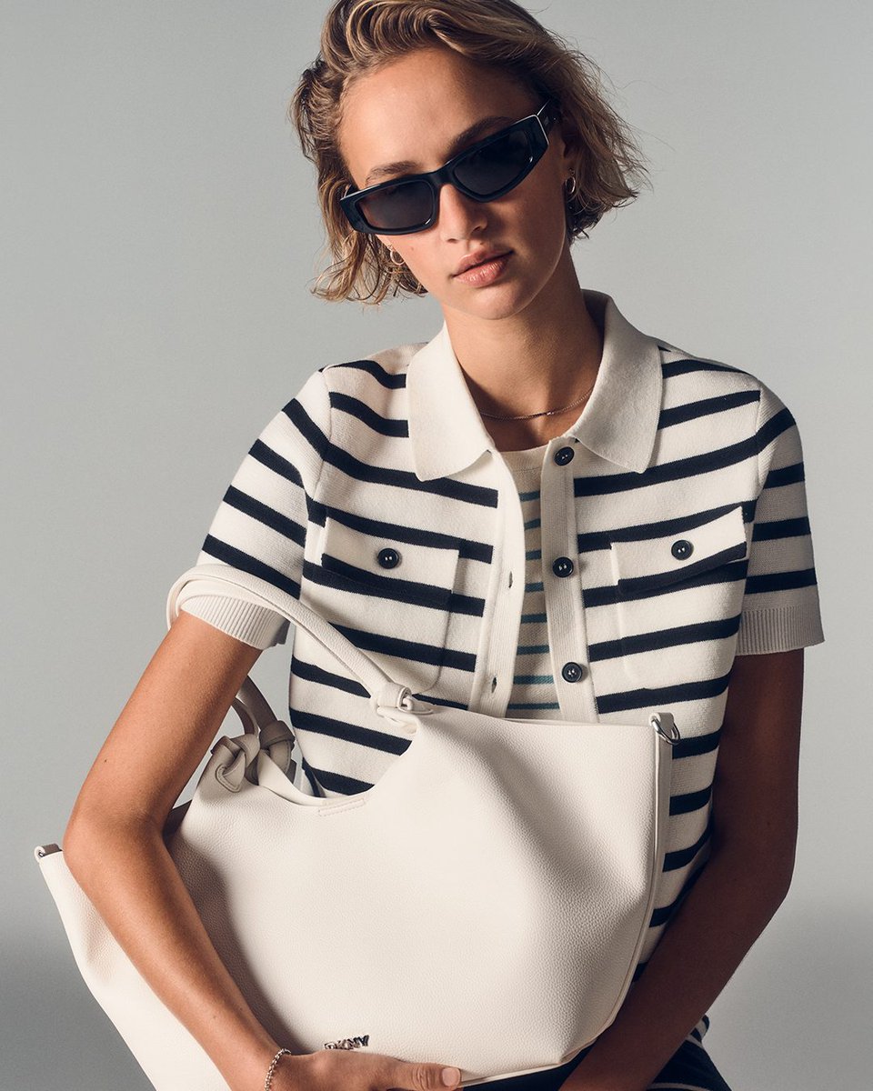 dkny's tweet image. Classic stripes refined. 

#DKNY