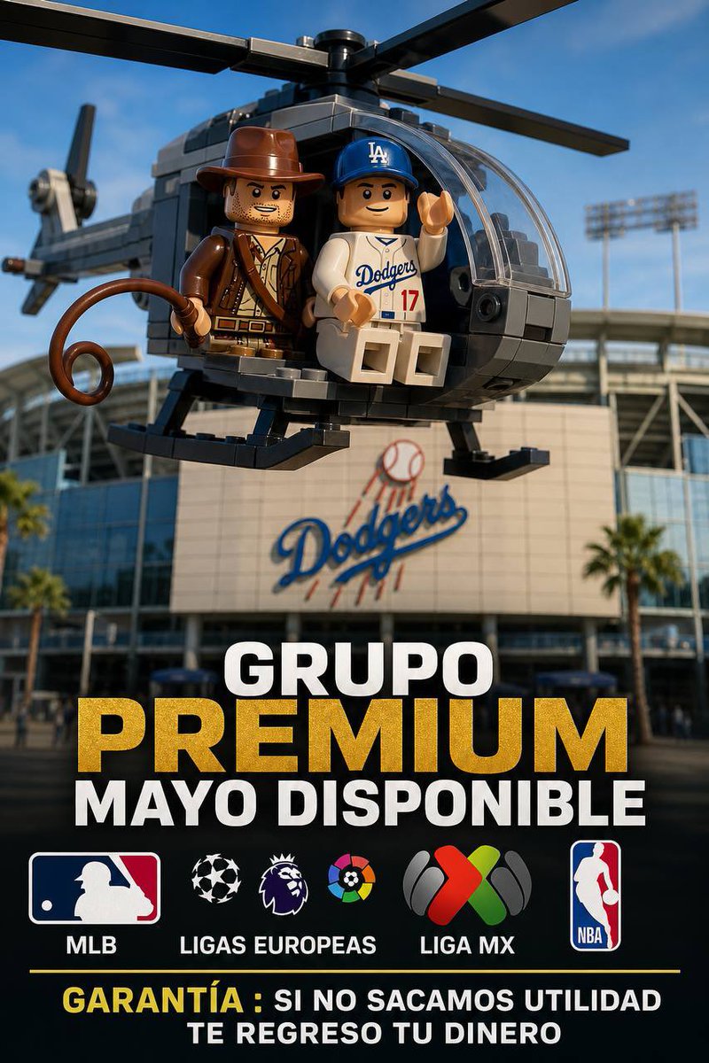 LEGOPICKS1's tweet photo. POR PRIMERA VEZ ABRIRÉ GRUPO ⚾️

Información ℹ️ ⬇️

https://t.co/PlXIzsQke5

LEGO AMIGOS , abriré mi grupo de telegram con todas mis jugadas desde fijas hasta combinadas , parlays y mis retos 🪜 que son garantía 

Estoy tan seguro que nos irá bien que si no saco ganancia te regreso tu dinero 

Mándame mensaje y únete HOY MISMO