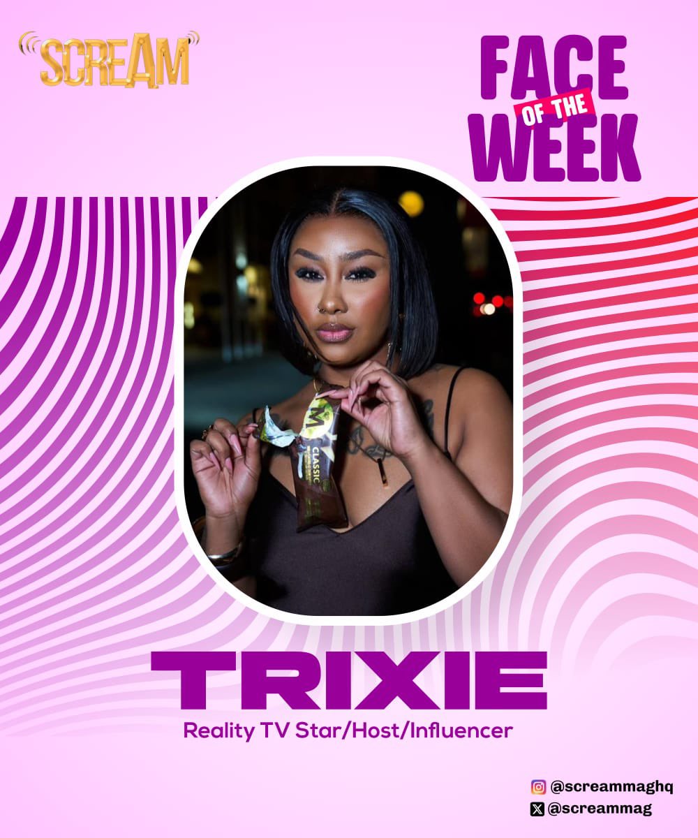 ScreamMag's tweet image. Our Face Of The Week is @lindy_trixie with a striking look and captivating gaze #Scream #Beauty #BbMzansi