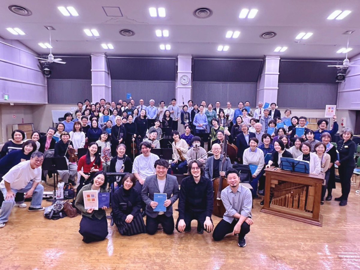 本日オケ合わせ2日目、全曲通しました！
明日、合唱の最終確認をして明後日が演奏会です🎵

♦♫♦･*:..｡♦♫♦*ﾟ¨ﾟﾟ･*:.
CVP第4回公演 5/3 #ロ短調ミサ　#bach
#ミューザ川崎
