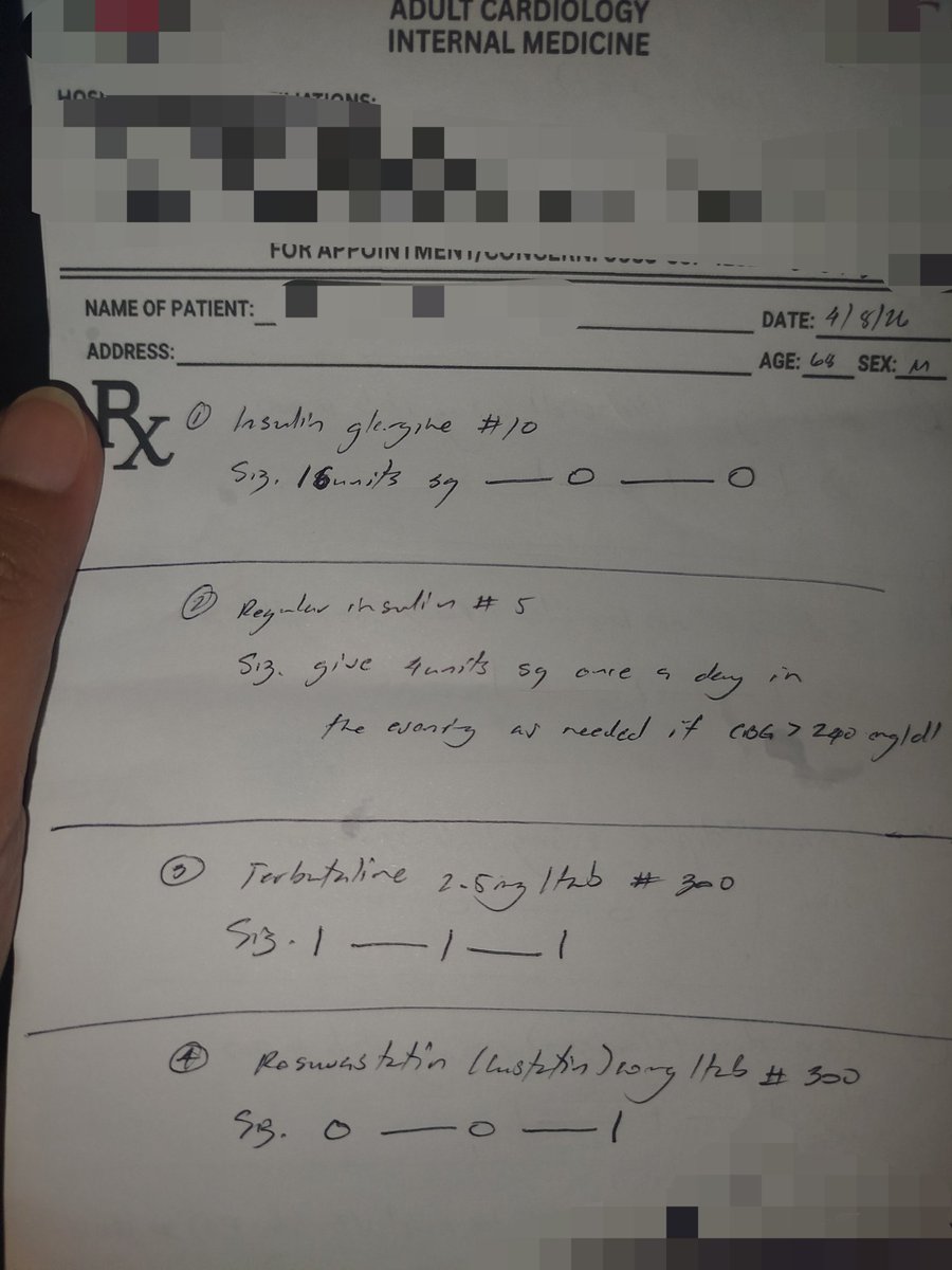 DekusCheriPop's tweet photo. Medicine has been expensive and the medical bills are pilling up. 
I'm not asking for much but if you can help in buying my dad's medicine and insulin, I would very much grateful.
Prayers are also a very big help.
Liking and sharing this post as well. https://t.co/MMv9tXavJB