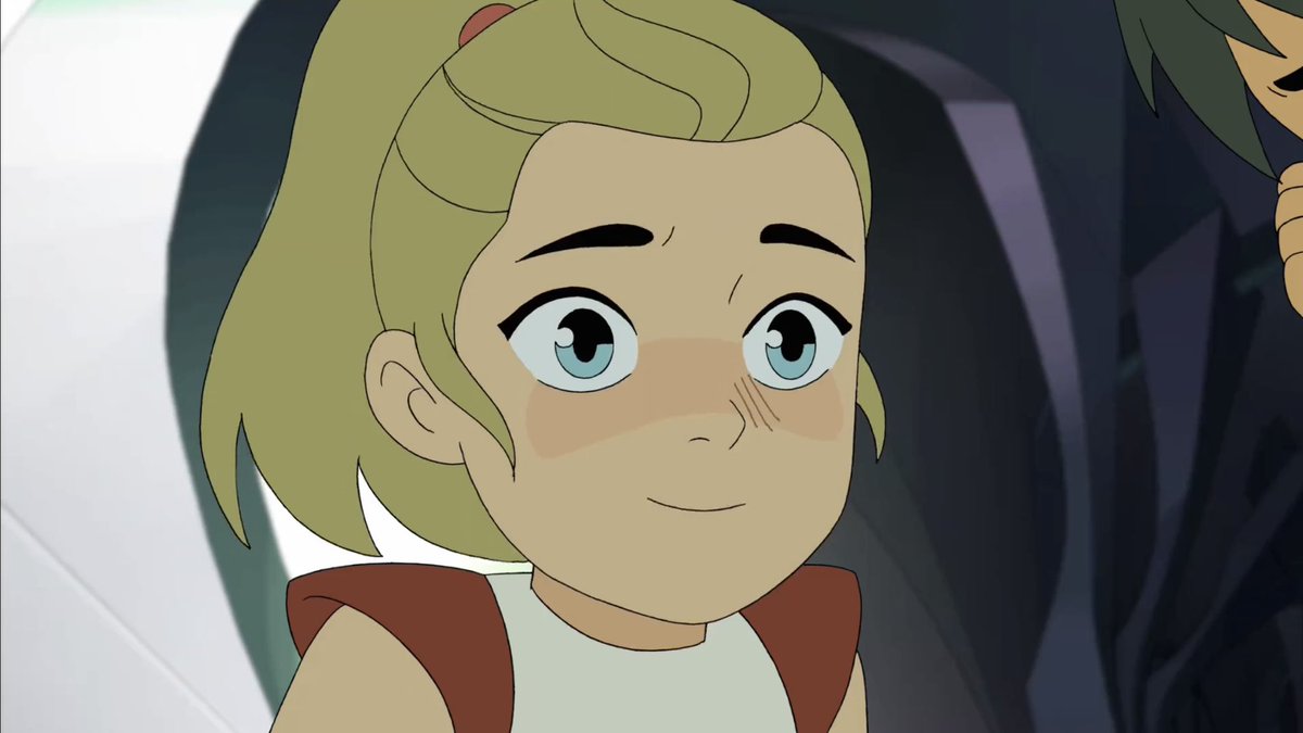 BUGIN3TTE's tweet photo. it’s such a small detail but i feel so sick when i see young and future adora because of their matching hair 😭😭😭 only now she can let it down ❤️‍🩹 https://t.co/SPlZ3BP5kx
