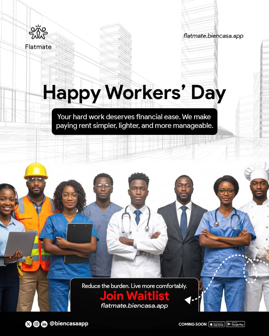 biencasaapp's tweet photo. Happy New Month and Happy Workers’ Day.

As you continue to put in the work and strive for more, you deserve a living experience that feels easier and more manageable. This May, take a step toward reducing the pressure of rent and creating more financial breathing room.

Join our waitlist today and be among the first to experience a simpler way to handle rent: https://t.co/IyfRBVMyjZ