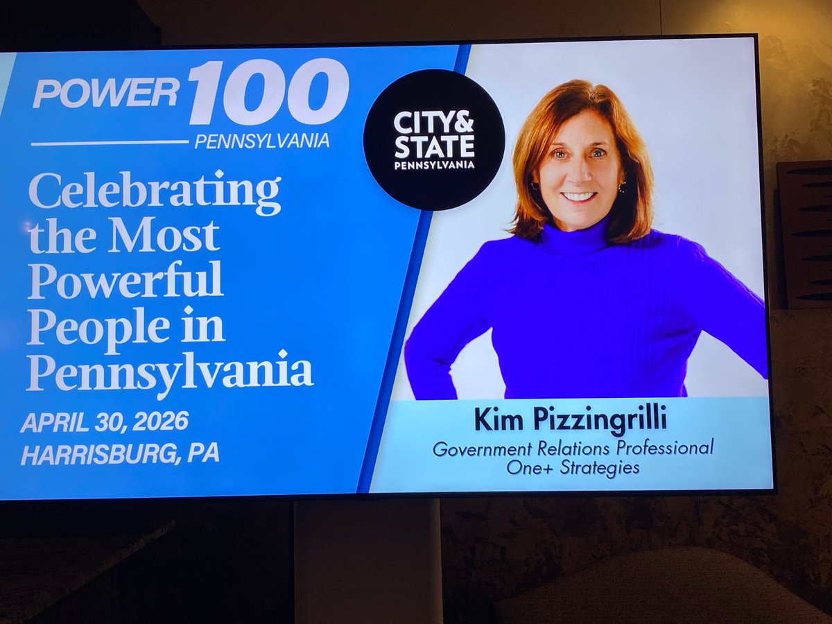 One_Strategies's tweet photo. Celebrating @kim_oneplus &amp; @BobShuster5  last night at the @CityStatePA Power 100 event at Cafe Fresco in Harrisburg. Congrats on being recognized for your leadership! 🎉

#Power100 #Leadership #CityandState https://t.co/VJ2QB7PdN6