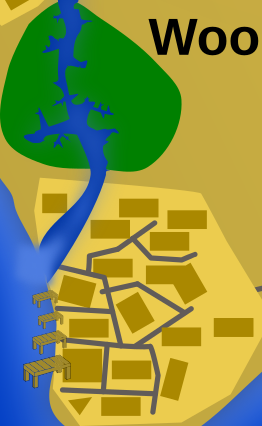 SoloGamingAnim's tweet photo. Updated the map. This time focusing on the diplomatic city of Windridge from the Knave game that I am a part of with @BARTbrunscheen Added dock piers removing the previous placeholders. #ttrpg #osr #map #knave #art https://t.co/TXnxHmH06V