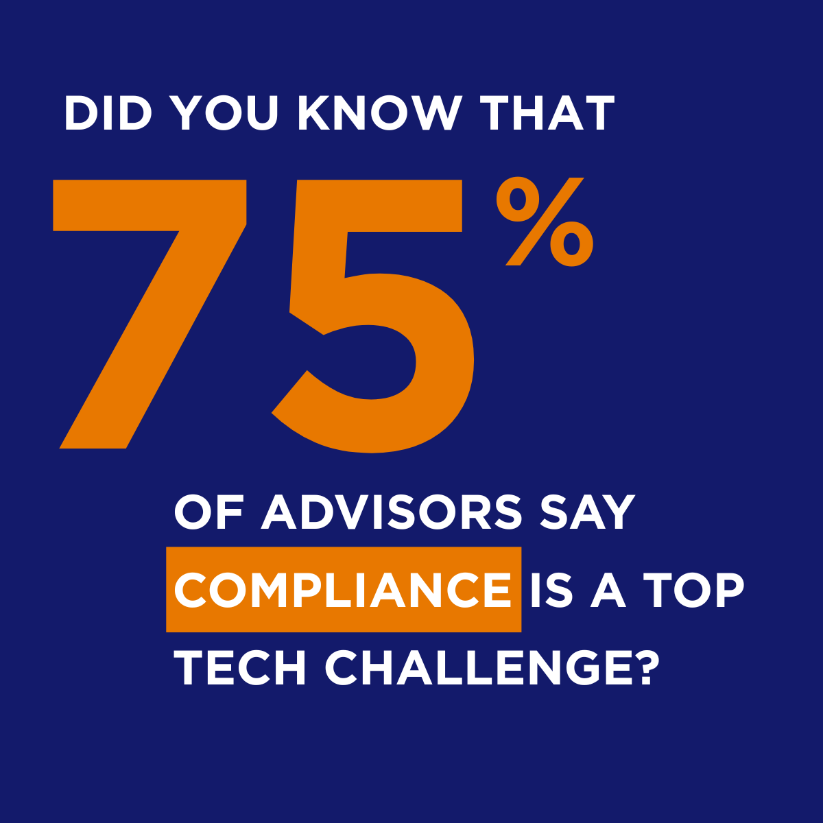 visionarysquare's tweet image. 75% of advisors say compliance is a top tech challenge (via InvestmentNews).

Visionary Square fixes the foundation:  hubs.la/Q04cK5gL0

#VisionarySquare #FinancialAdvisors #WealthManagement