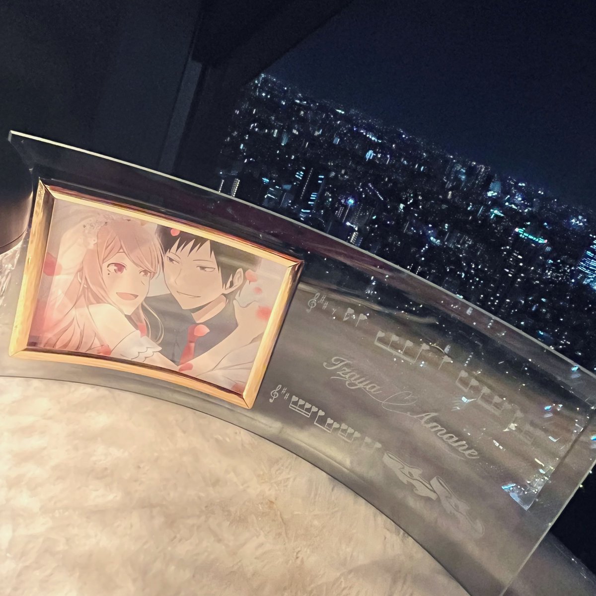 これ本当見てほしくてね😭 Trust meの音符と指輪も手書きでデザインし