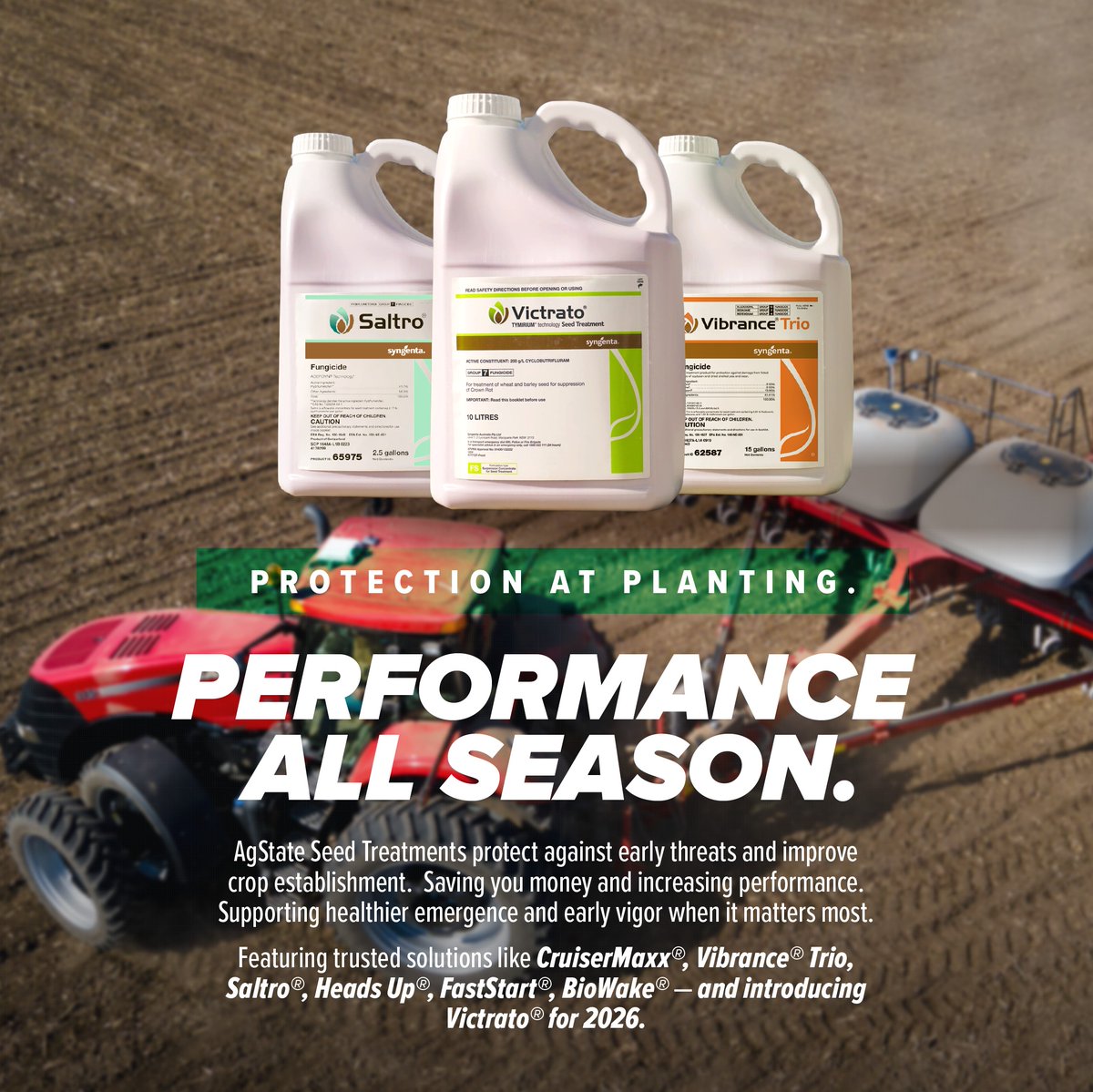 AgState_Iowa's tweet photo. Planting protection is important. AgState Seen Treatments protect against early threats &amp; improve crop establishment. Learn more at https://t.co/2YwPAaonKG

#agstate https://t.co/aujvEtl5to