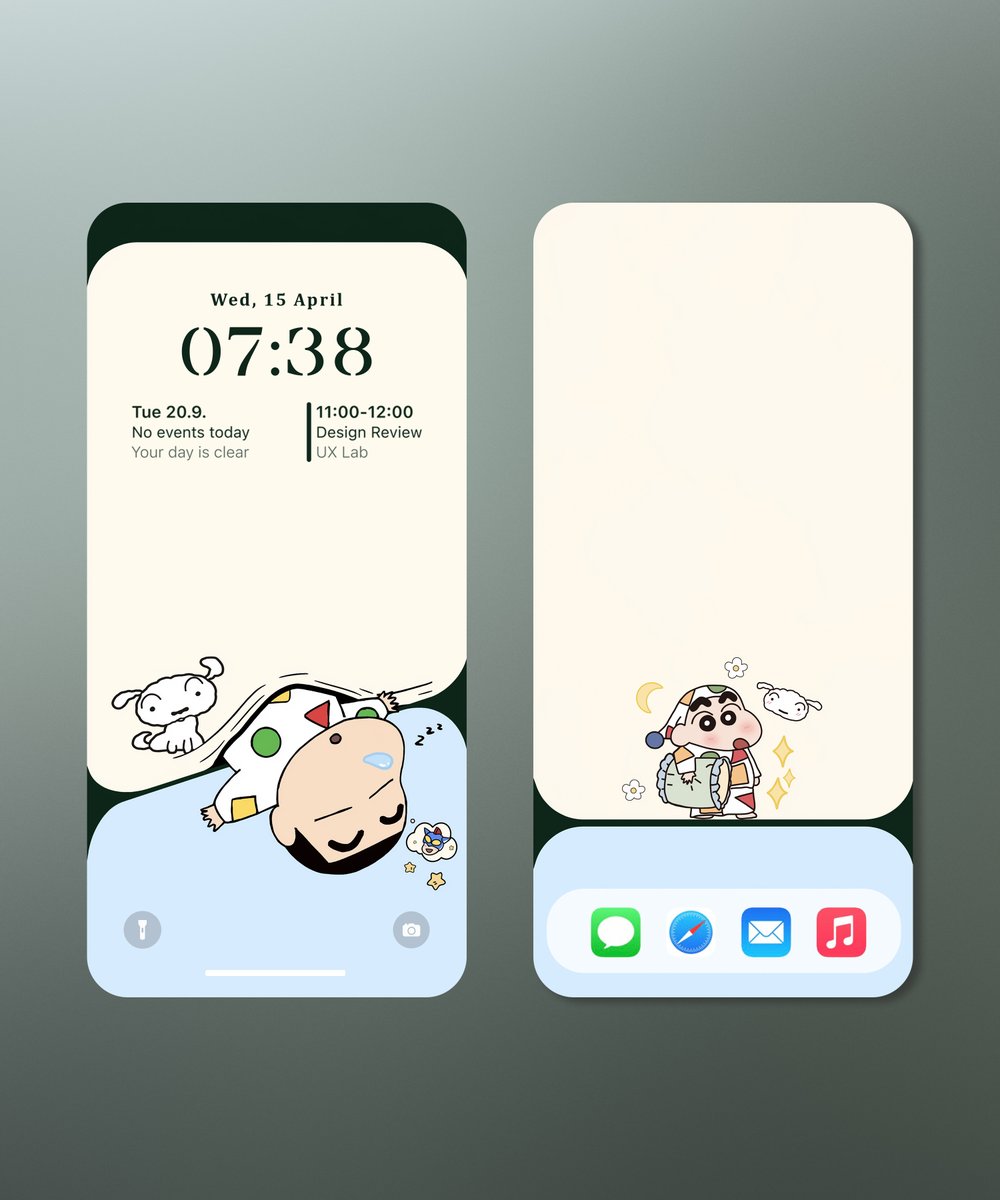 Eryth_Studio's tweet photo. Shin'Chan - Dual Background 😴 https://t.co/48ytrIYeZk