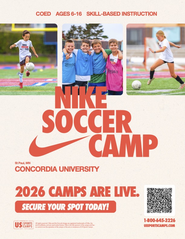 CSPBearsSOC's tweet photo. Summer soccer camps are HERE! Join us at Concordia St. Paul for skill-based instruction designed for young athletes. Secure your spot today and develop your game!
Sign up link in bio!
#ConcordiaSoccer #SoccerCamp #GoBears https://t.co/yOmDRosDT1