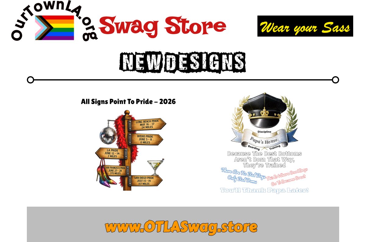 ourtownla's tweet photo. More designs at https://t.co/2LUiBScVVV. Let us know what you think on FB and Insta. Like &amp; Follow on FB @otlaswag.store &amp; Insta https://t.co/FN5HmMcxi1 #otlaswag #lgbtq #lalgbt #ourtownla #LGBTQ https://t.co/yYbFWs3Uqn