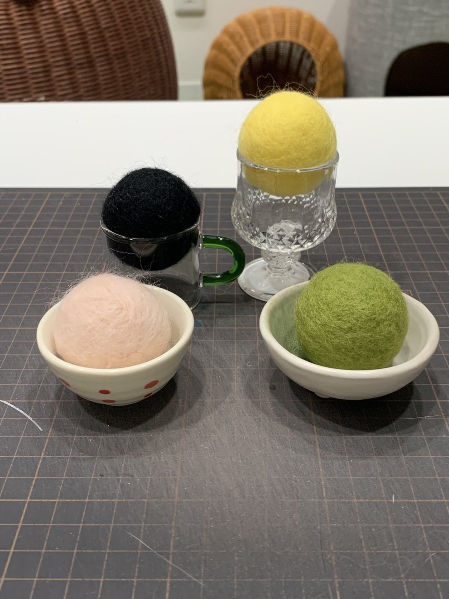 suichanchi's tweet photo. 羊毛フェルトボール🟠

もし猫が遊んでくれなかったら、猫のヒゲ刺しにでも😹 https://t.co/uezRpcRUpu