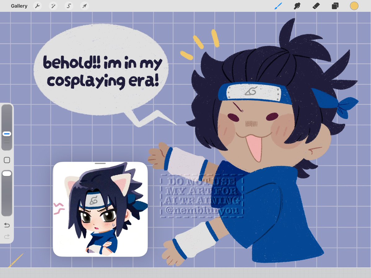nembluryou's tweet image. lil edit 💛

#sasuke