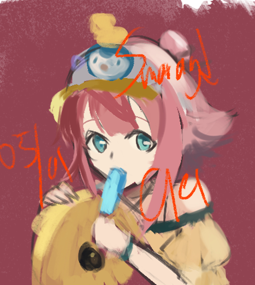 #アークナイツ版深夜の真剣お絵かき60分一本勝負
メイ　happybirthday!!