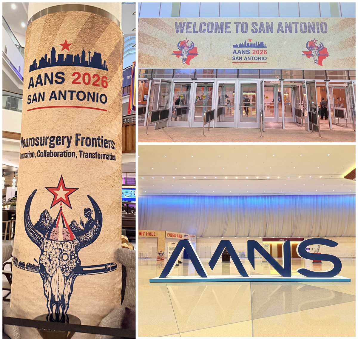 TheYangLab1's tweet image. Let Day 1 begin! @AANSNeuro @AANSDiversity @NSTumorSection #aans2026 #aans #Neurosurgery #SanAntonio @IsaacYangMD @savi6agarwal @UCLANsgy @UCLA_ENT @UCLAHealth @dgsomucla @HarborUCLA @HarborS @HarborUCLASurg