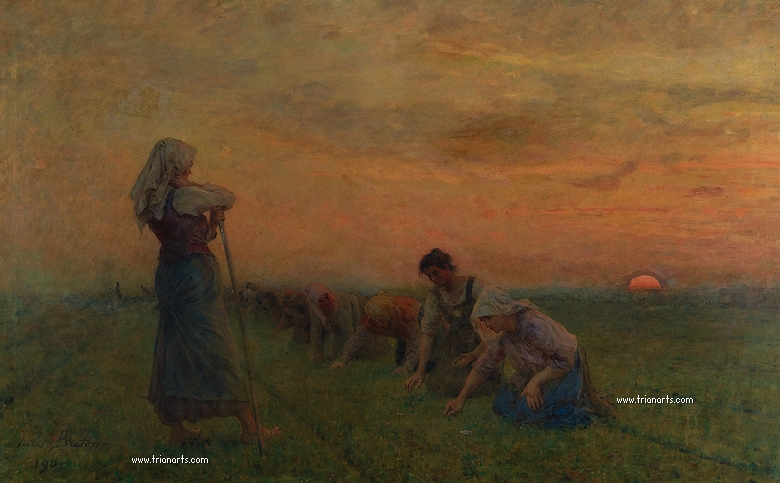 Trianarts's tweet image. El maestro de la Pintura de Género Jules Breton, nació en Courrières, Pas-de-Calais, Francia, el 1 de Mayo de 1827.

Más obras en el enlace:

trianarts.com/jules-breton-e…

#pintura #realismo #pinturadegénero #JulesBreton #pinturas #naturalismo