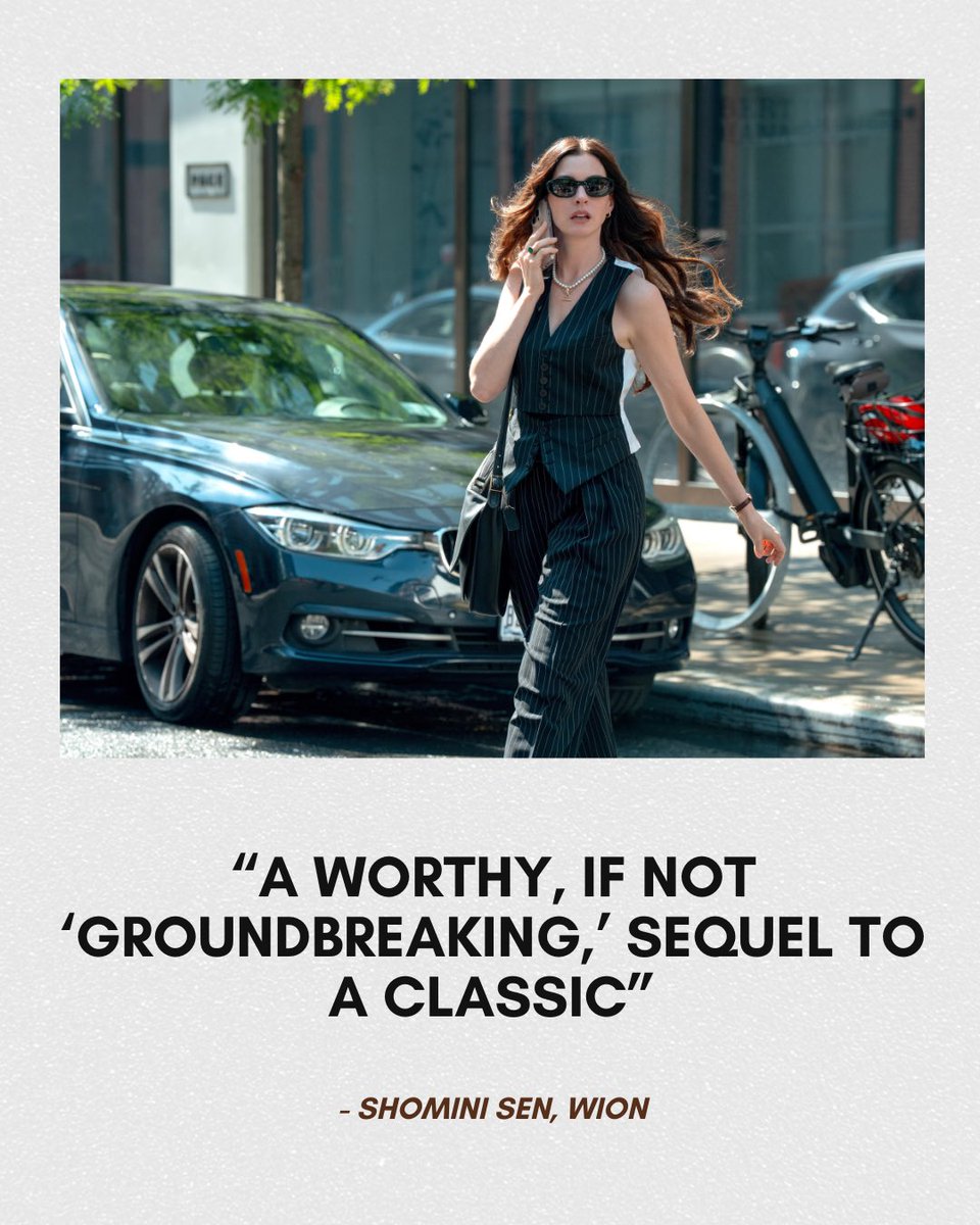 theFCGofficial's tweet image. The Devil Wears Prada 2 currently scores 7/10 on FCGR.

Directed by David Frankel, the movie stars Meryl Streep and Anne Hathaway, Emily Blunt and Stanley Tucci.

The film is currently playing in theatres.

Link to the reviews in thread below.

#reviews #TheDevilWearsPrada2