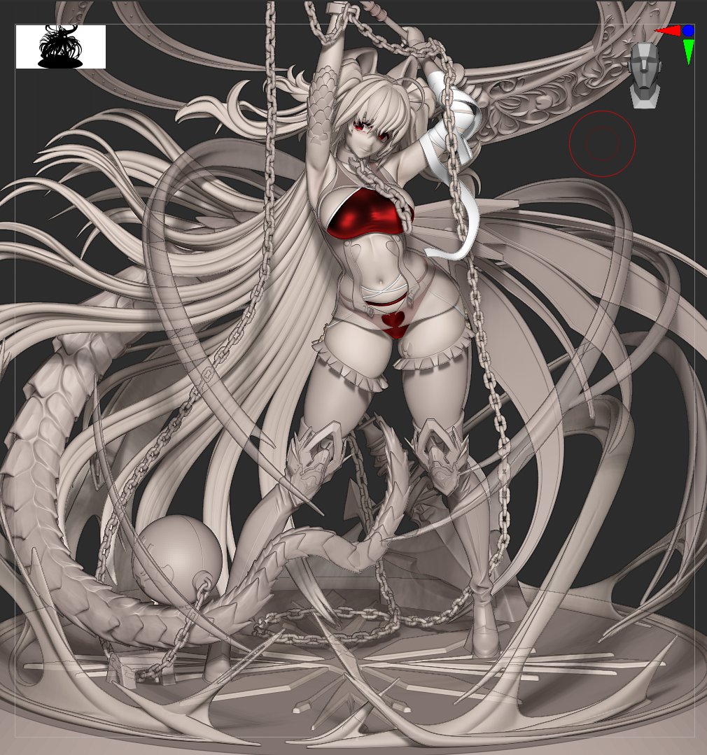 senofig's tweet photo. あともうすこしー
#となも #WF2026S #zbrush https://t.co/4QpP7FILdd