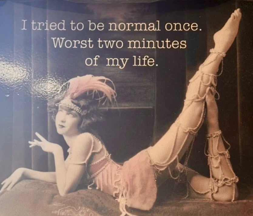 BabyD1111229's tweet image. I tried to be normal once….

Worst 2 minutes of my life 🤭

Normal is boring 🥱 
#Truth