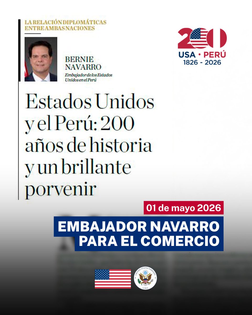 Embajada EEUU Perú tweet media