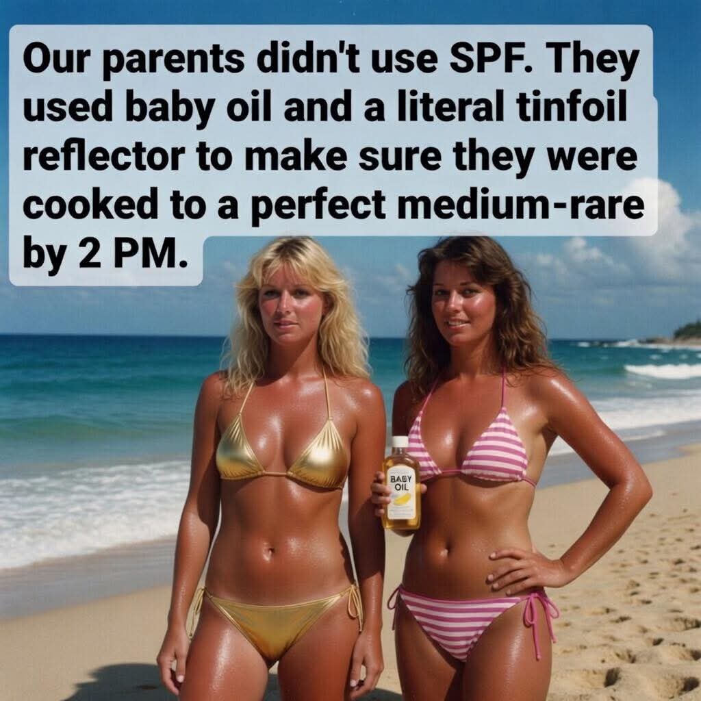 zoyafatma12781's tweet image. Just out here getting my daily dose of Vitamin UV-Ray and Skin Regret.

#nostalgia #1970s #vintagestyle #70sfashion