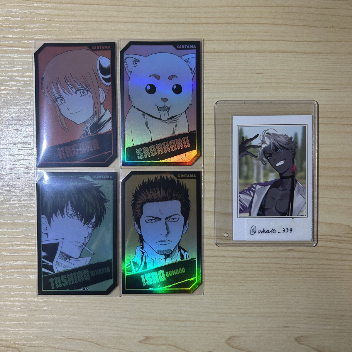 交換]銀魂 キャラクターズホロカードコレクション 譲 : 神楽＆定春