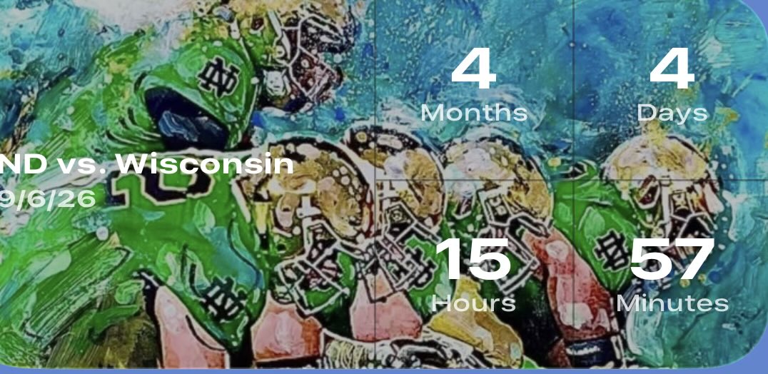 ccsaints71's tweet photo. @dosleprechauns @jakeryan2112 My countdown clock on my phone! 😎☘️ https://t.co/vUX0QHLS7W