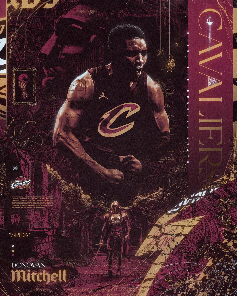 gradydesign1's tweet image. Donovan Mitchell Poster Design ⚔️🕷️
#cavs #graphicdesign