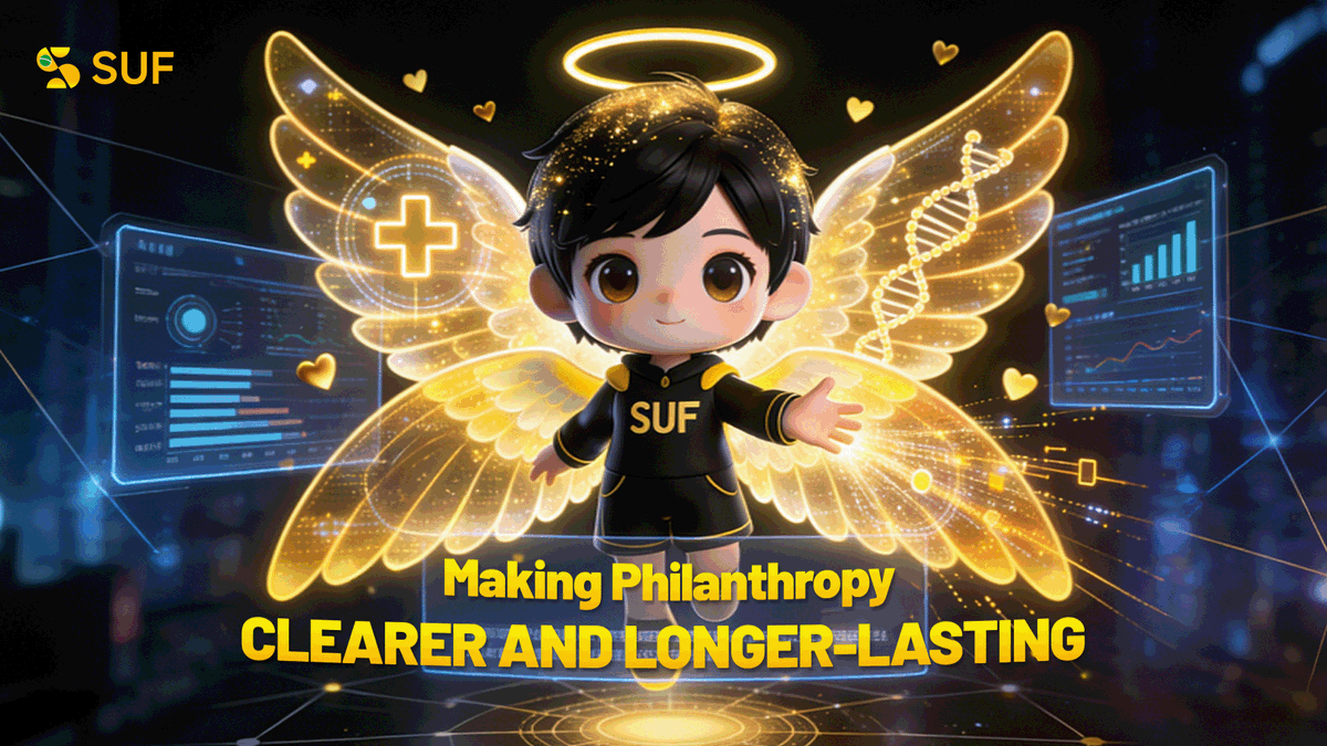 SUF__official's tweet photo. 🚀Why now?

Because on-chain transparency, smart contracts, and verifiable records
can finally make philanthropy clearer and more sustainable.

That is the opportunity SUF sees today:
turning children’s welfare into a system that can keep running over time. 🌐

#SUF #Web3 #OnChainImpact #ChildrenWelfare #BlockchainForGood #Philanthropy