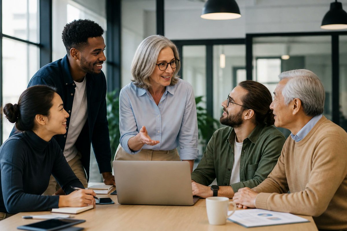 TQRNorthAmerica's tweet image. Strong leadership means bringing different generations together — not managing them separately.

The most successful teams combine:

✔ Experience
✔ Innovation
✔ Adaptability
✔ Collaboration

#Leadership #HR #Management #WorkplaceCulture
wix.to/5GqROrL