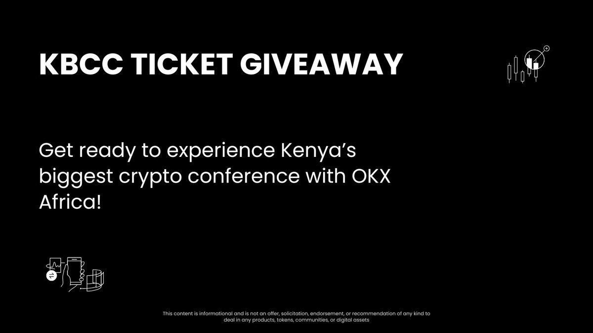 okxafrica's tweet image. KBCC Ticket Giveaway

• RT + tag 5 (follow @okxafrica)
• Join Telegram + invite 5 members 
• Submit: forms.gle/6dPEZZ6p1zaqXJ…

More invites = better odds.
15 winners announced on Telegram.