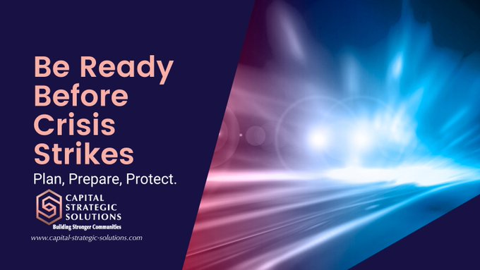 CSS_Mass's tweet image. 🚨 Be Ready Before Crisis Strikes! 

Our team specializes in proactive Crisis &amp;amp; Emergency Planning to help communities stay prepared, respond effectively, &amp;amp; recover stronger. 

Let’s build resilience together! ow.ly/CjoT50VemZv⚠️

#CrisisManagement #EmergencyPreparedness