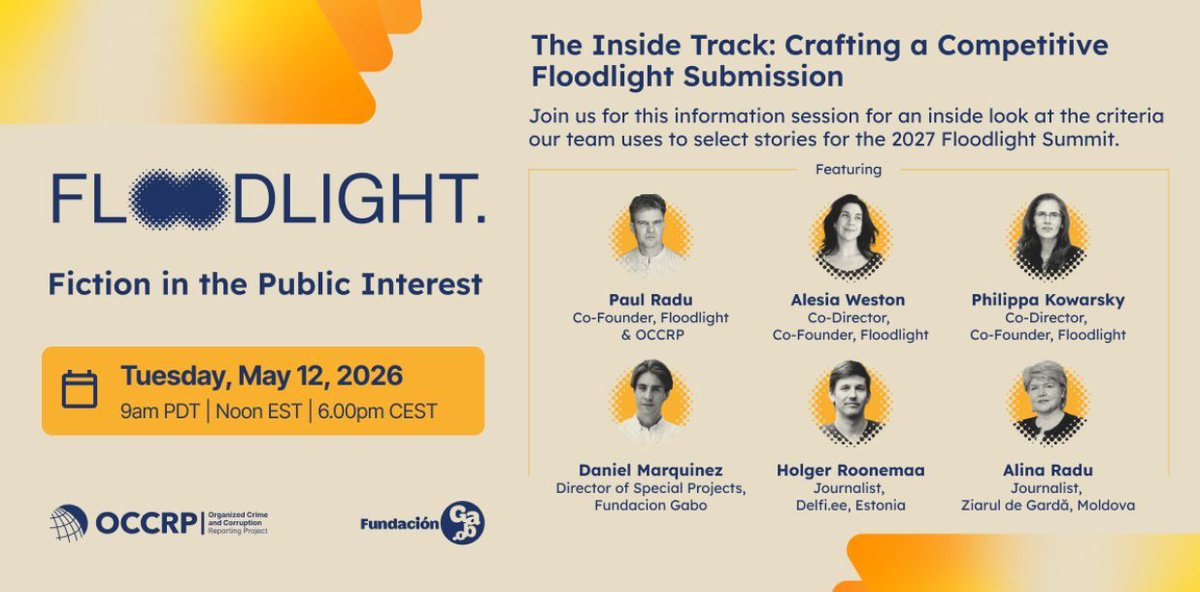 Organized Crime and Corruption Reporting Project tweet media