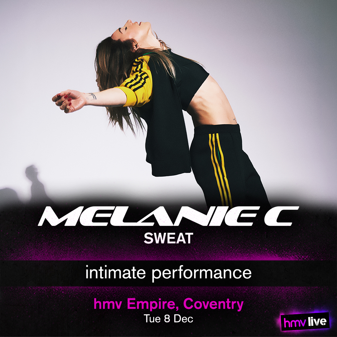 CovCityCentre's tweet image. Melanie C will be performing an intimate show at hmv Empire Coventry on Tuesday 8th December, celebrating her highly anticipated album Sweat which is released today 1st May ✨

🎫 Tickets for her Coventry show went on sale at 1PM today: f.mtr.cool/wnhupmfcgm

#covbid #coventry