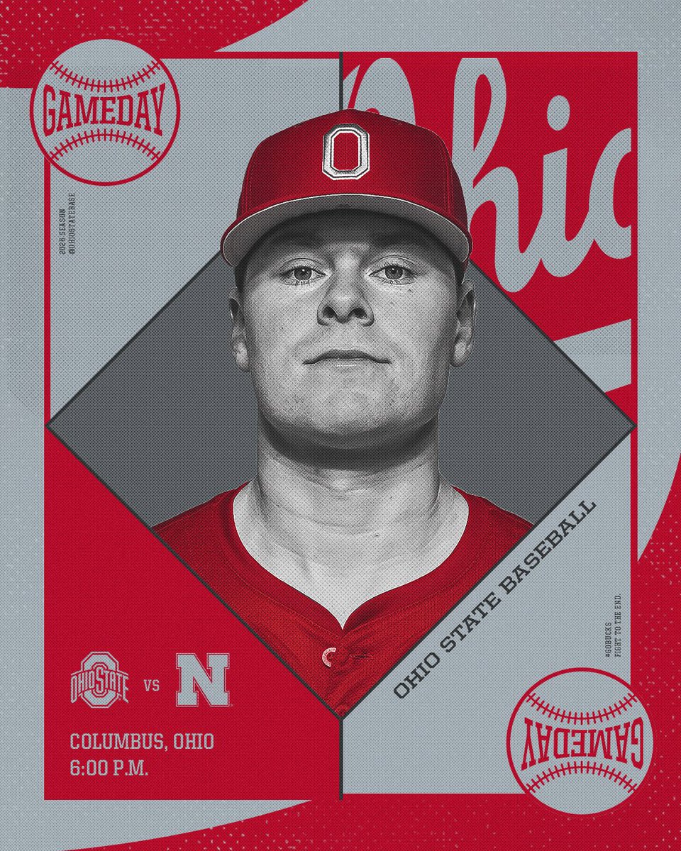 OhioStateBASE's tweet image. 🌰 vs. 🌽: Game 1

🆚 No. 16 Nebraska
🕕 6 p.m.
🐐 Pre-game petting zoo
🏟️ Bill Davis Stadium
📍 Columbus, Ohio
📺 B1G+
📻 go.osu.edu/base-radio
📊 go.osu.edu/base-stats
🎟️ go.osu.edu/base-26-single…

#GoBucks