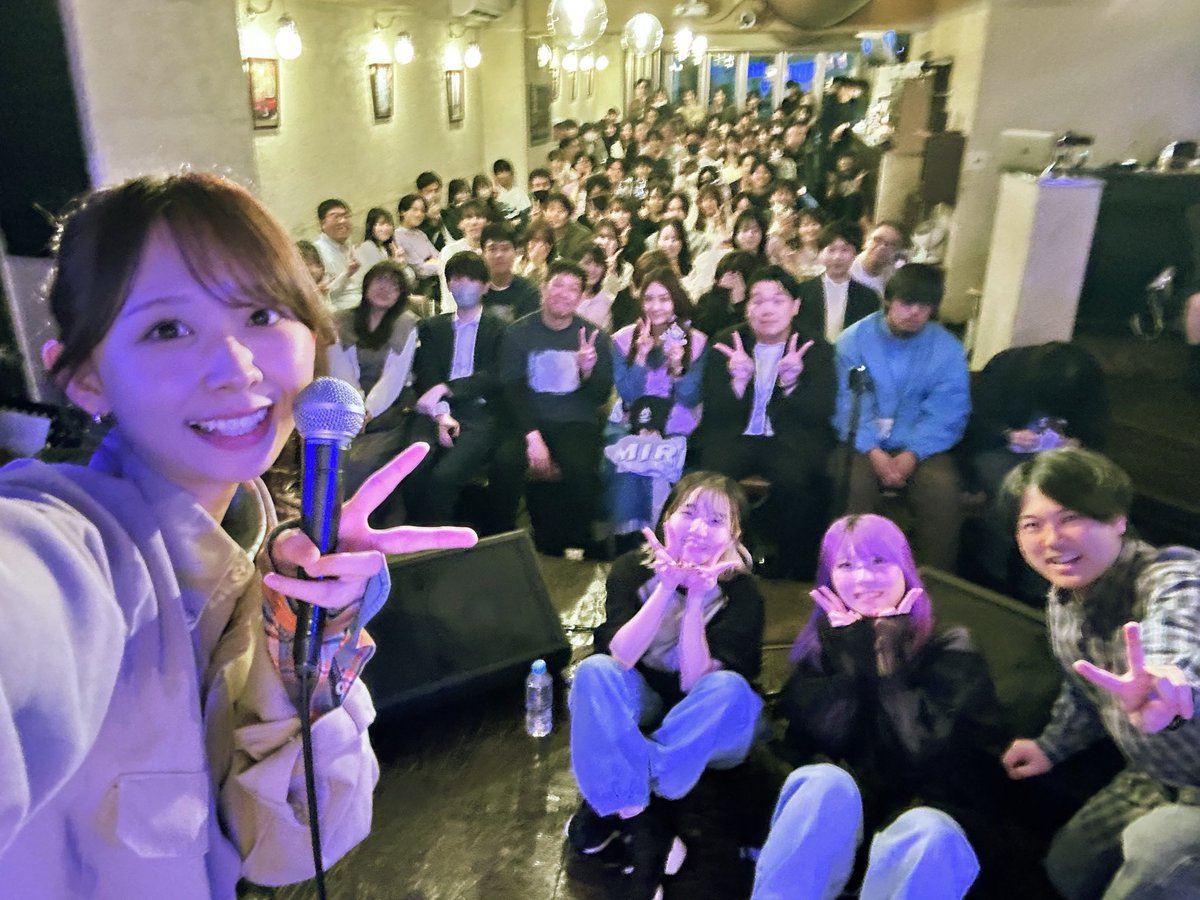 tws_staff's tweet photo. 「松田美里Acoustic Live "more"」 
お越し頂きありがとうございました🎤💜

なんと‼︎
早くも7/10(金)に2回目の開催も決定✨

【バンドメンバー】
Gt. @morinagaProject 
Key. @39mink 
Perc. @yui_drums_  

詳細は追ってお知らせ致します📣 https://t.co/DyamaC9XPd