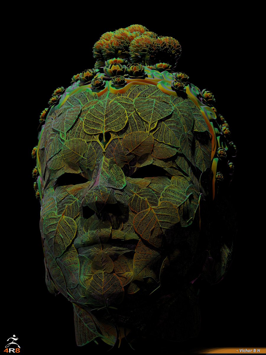 vicharbn's tweet photo. Enlightened One
On Buddha Purnima, I share my digital sculpt “Enlightened One”  a form beneath the Bodhi tree, where leaves and lotus emerge as symbols of awakening.
A meditation on stillness, truth, and the quiet spread of wisdom… now fading into echoes in a restless world.
A tribute. A question.
Are we still listening?

#BuddhaPurnima #EnlightenedOne #Buddha #SculptureArt #SpiritualArt #BodhiTree #Lotus #ArtWithMeaning #Mindfulness #ThinkerClay #IndianCulture #MinistryOfCulture #IncredibleIndia #GovernmentOfIndia #PMO #zbrush #ArtLoversCommunity